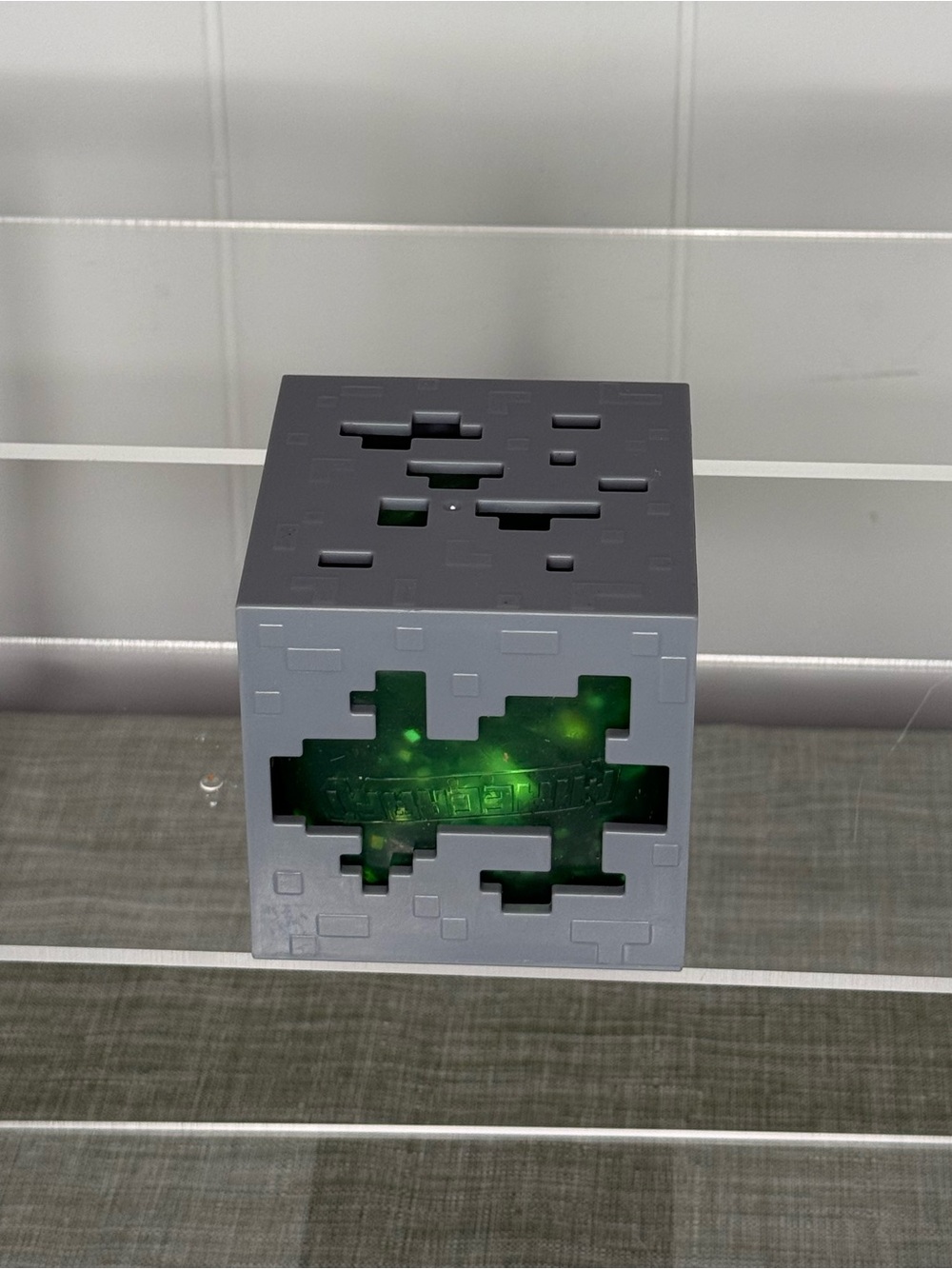 Minecraft Green Glitter Cube